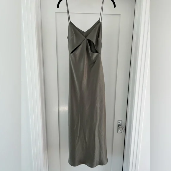 Bec & Bridge | Dresses | Bec Bridge Mila Midi Dress In Khaki | Poshmark
